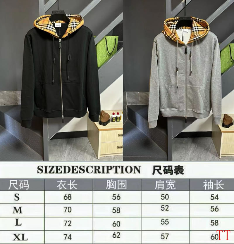 Shop Replica Burberry Hoodies Mens, Elegant Styles and Great Deals S,M,L,XL