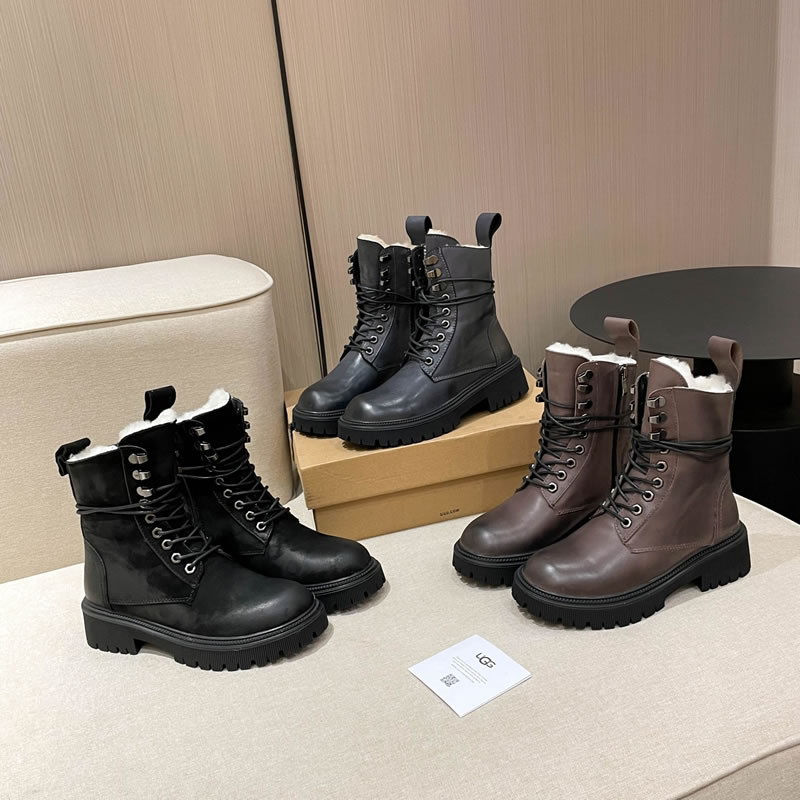 2025 Exclusive First Release of Martin Wool Replica Women's Boots Doc Martens Snow Boots