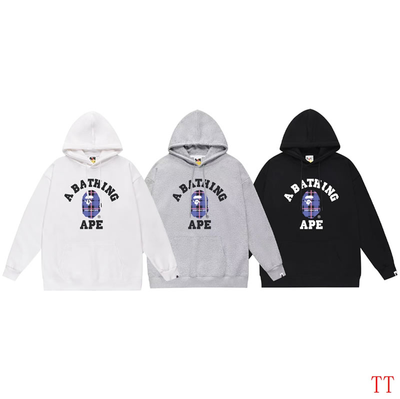 Grey replica Bape hoodie men's ideal choice for casual and stylish outfits