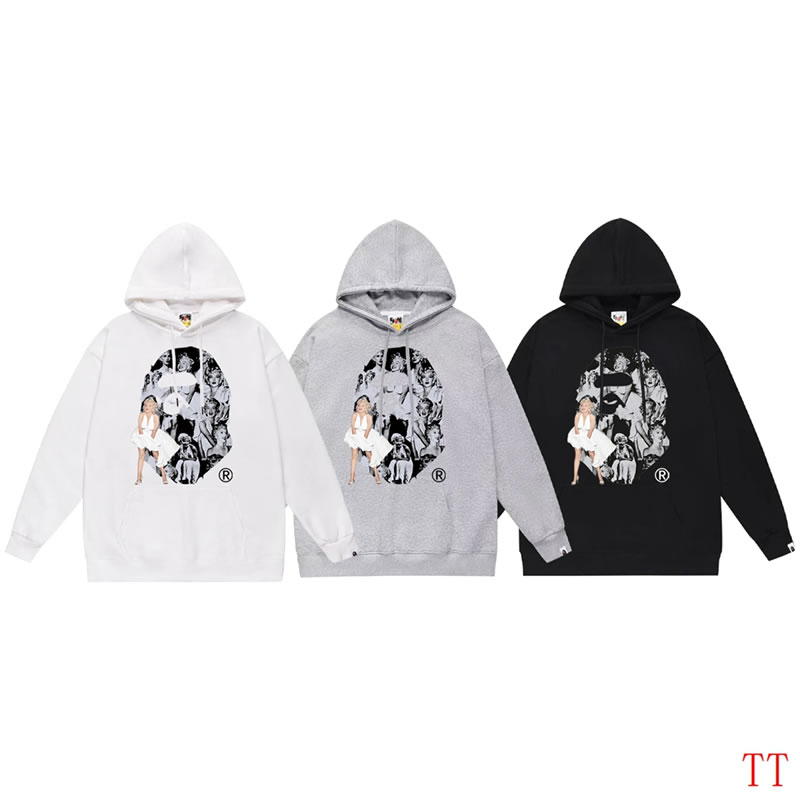 The Black bape hoodie men's replica combining comfort and street fashion