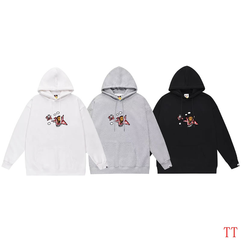 Upgrade your wardrobe with a replica men's white bape hoodie today