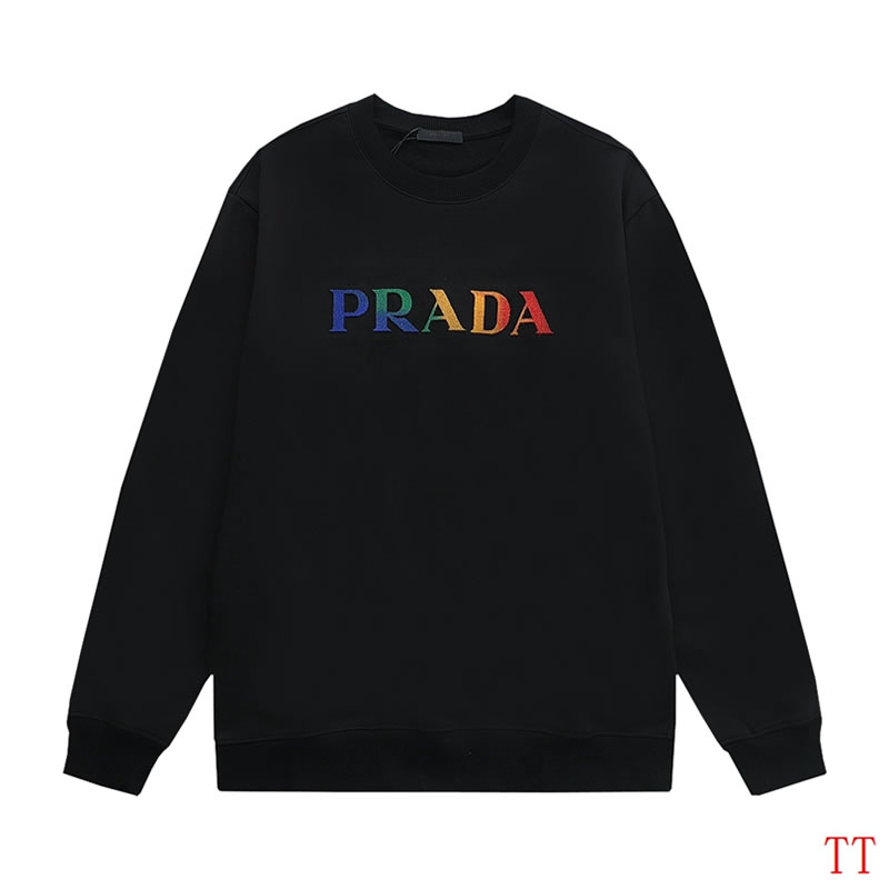 Metal triangle logo Cotton fabric replica prada coat mens