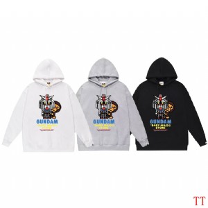 Ultimate Streetwear Comfort by Men's Replica Bape Black Hoodies 