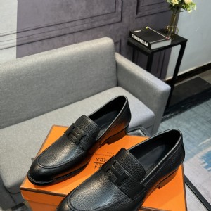 Top-quality original official website synchronized new products Replica hermes shoes men​