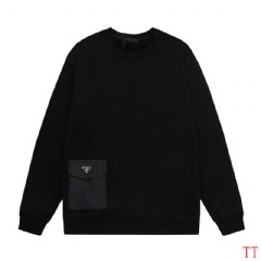 Men's Metal triangle logo Replica prada coats