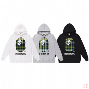 Trendsetting White and Black Bape Hoodie Replica S,M,L,XL,XXL