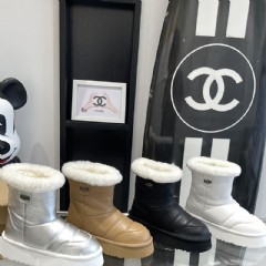 Unique Warm Design Replica UGG women's snow boots with fur